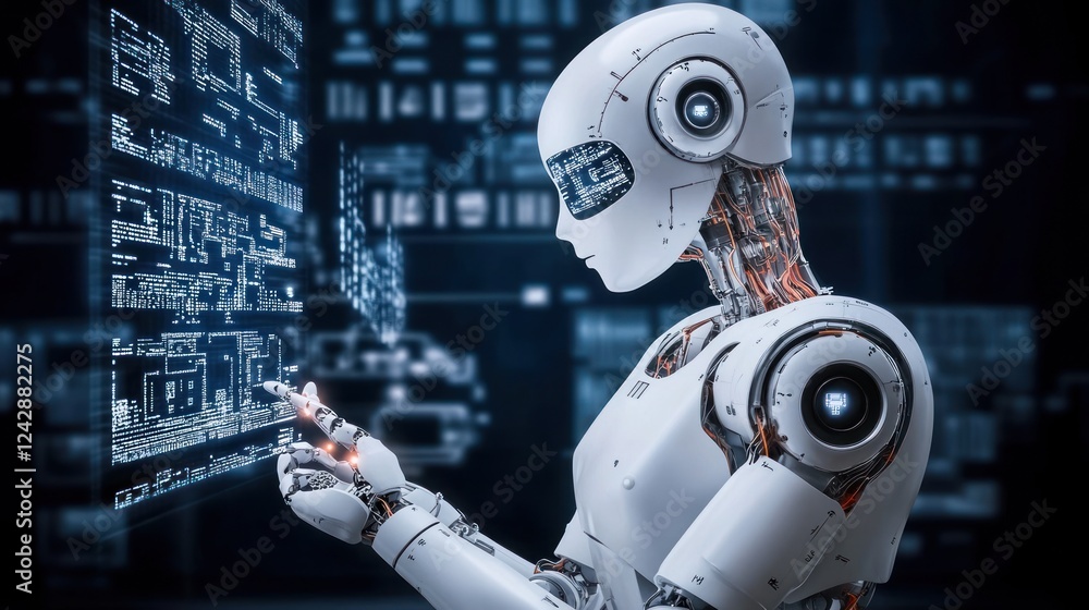 Poster Advanced Robot Interacting With Digital Data Streams