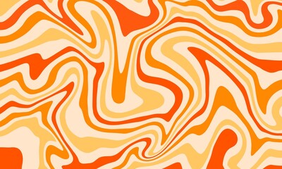 Abstract Flowing Lines with Sunny Vintage Vibes Background