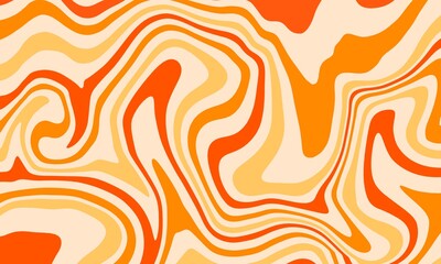 Abstract Flowing Lines with Sunny Vintage Vibes Background