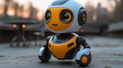 Automated robotic helper on wheels rushes to the rescue