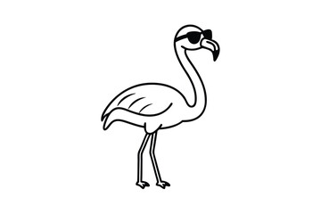 flamingo vector illustration