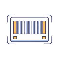 barcode icon, barcode vector illustration-simple illustration of barcode, perfect for barcode logos and icons