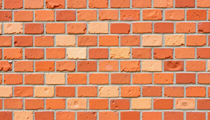 Obraz premium Terracotta brick wall texture, rustic design for architecture