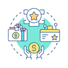 loyalty program icon, loyalty program vector illustration-simple illustration of loyalty program, perfect for loyalty program logos and icons
