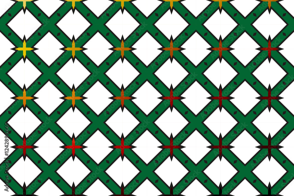Poster abstract geometric pattern background with seamless design, creates a sense of order and precision.