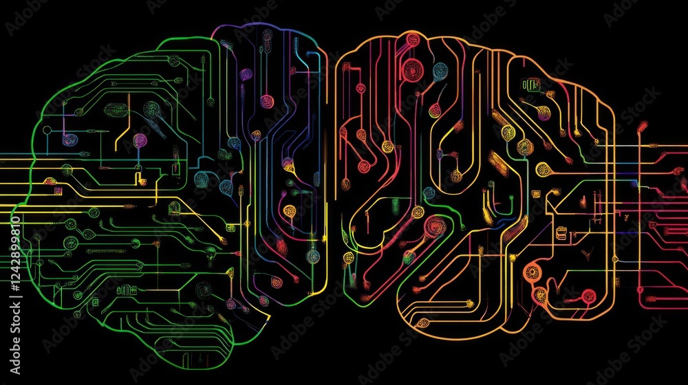 Poster A Digital Brain Circuitry Network Visualization