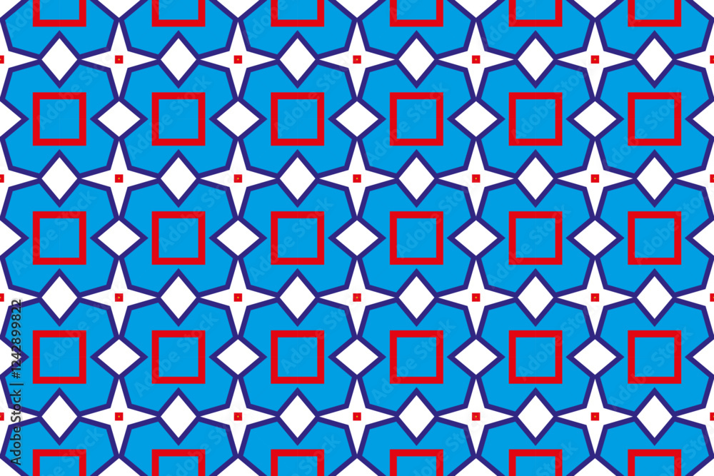 Poster abstract geometric pattern background with seamless design, creates a sense of order and precision.