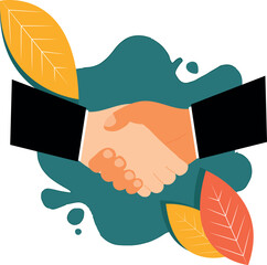 Business handshake. Handshake unity.