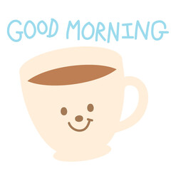 Hot coffee latte in a glass for cafe, restaurant, drink menu, recipe decoration, sticker, department store, supermarket, mart, beverage, kitchenware, cute patch, brooch, office snack, breakfast, icon