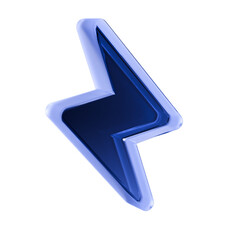 Electric Shock Bolt &ndash; Shiny Crystal Lightning Shape