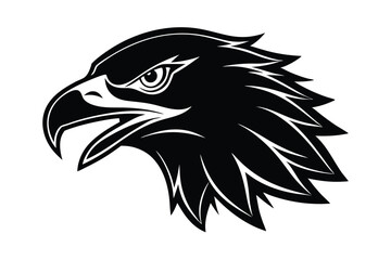 Fototapeta premium Eagle Head Illustration Vector Design