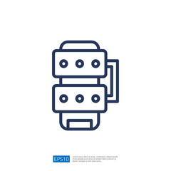 Stylized Icon Representing Data Analyst Tools for Effective Analysis and Visualization of Information in Modern Business Environments