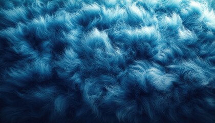 Abstract Blue Fur Texture Background Image