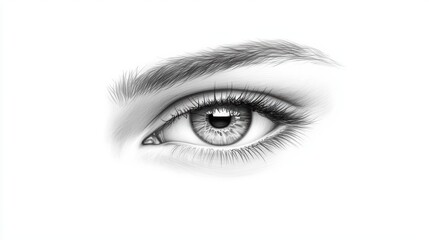 Mesmerizing closeup, unveiling the beauty and intrigue of a woman's eye closeup