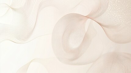 elegant security pattern background, flowing guilloche waves, decorative circular medallions, fine line details, professional certificate design, symmetrical border elements, muted pastel colors,