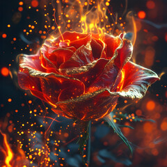 Fire Rose