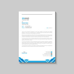 Vibrant Letterhead Templates for Startups