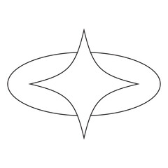 Monoline Minimalist Element