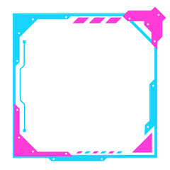 Futuristic Square Frame