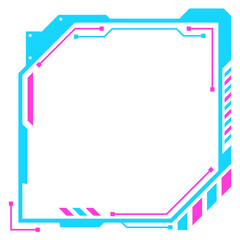 Futuristic Square Frame