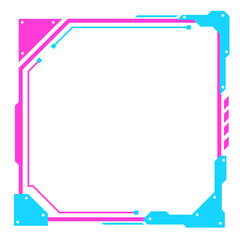 Futuristic Square Frame