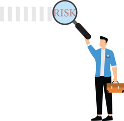 Risk management business concept