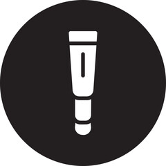 eye cream glyph icon