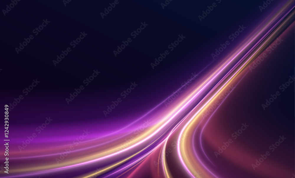 Poster speed connection vector background. vector swirl trail effect. vector swirl trail effect. car road s