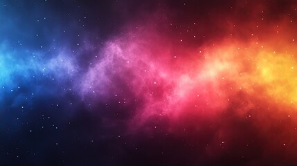 Obraz premium Cosmic Nebula Swirling Colors And Stars