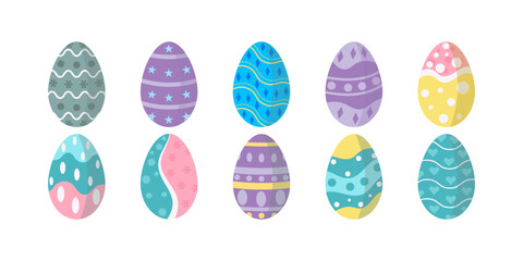 Easter Egg Illustration Set