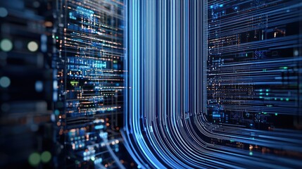 Abstract Digital Data Flow Network