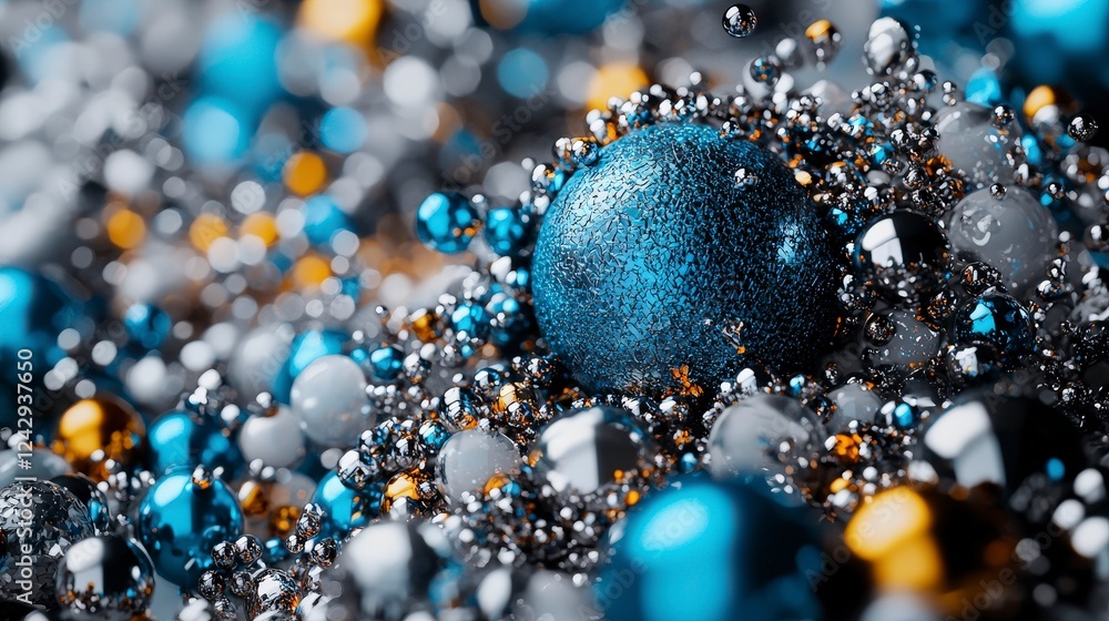 Poster alloy strength demonstration with colorful materials laboratory setting macro photography scientific