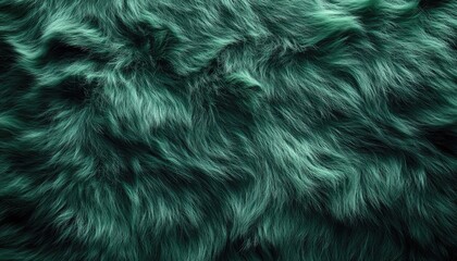 Obraz premium Deep Teal Fur Texture Abstract Background