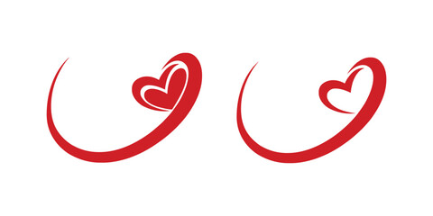 Red Heart Vector – Love and Romance Icon for Valentine’s Day, Wedding, and Romantic Design Elements