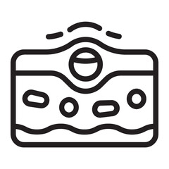 acne line icon