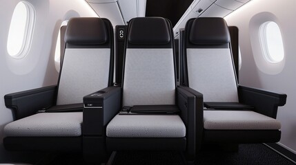 Modern Airplane Seats Luxury First Class Cabin Interior Design Comfortable Aircraft Seating