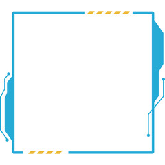 Square Futuristic Frame