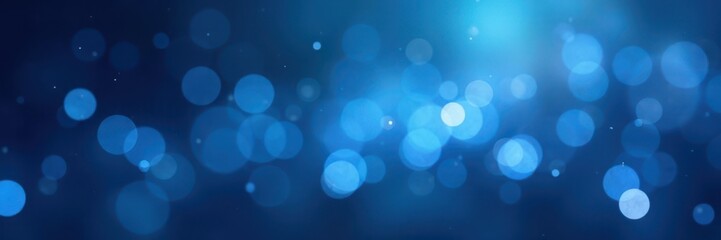 Abstract blue bokeh, ethereal glow Shimmering, out-of-focus circles , artistic, bokeh