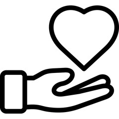 give love heart icon
