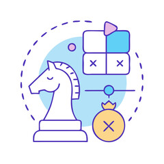 strategy icon, strategy vector illustration-simple illustration of strategy, perfect for strategy logos and icons