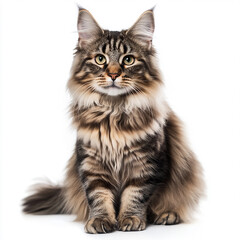 Obraz premium Cute maine coon kitten