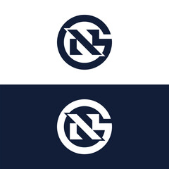 GN or NG letter logo.