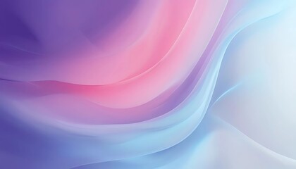 Fototapeta premium Abstract Digital Artwork with Flowing Shapes in Serene Colors