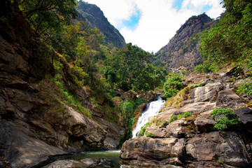 Ravana Waterfall in Ella, Sri Lanka