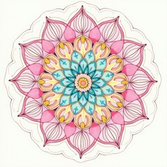 Vibrant Watercolor Flower Explosion