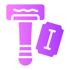 Razor  gradient icon