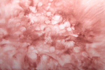 art background of ink stains on red paper