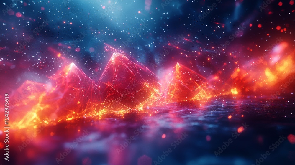 Poster dreams that morph and reflect in a kaleidoscopic pattern