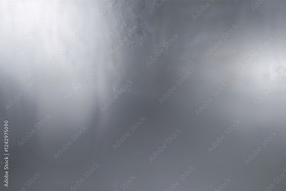 Poster metallic silver backdrop with subtly fading gradient from top to bottom
