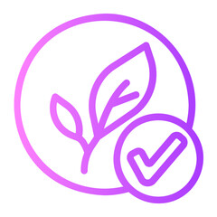 chemical free gradient icon